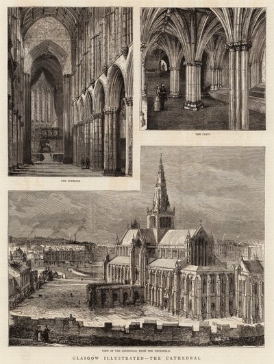 Glasgow Illustrated, the Cathedral by Henry William Brewer